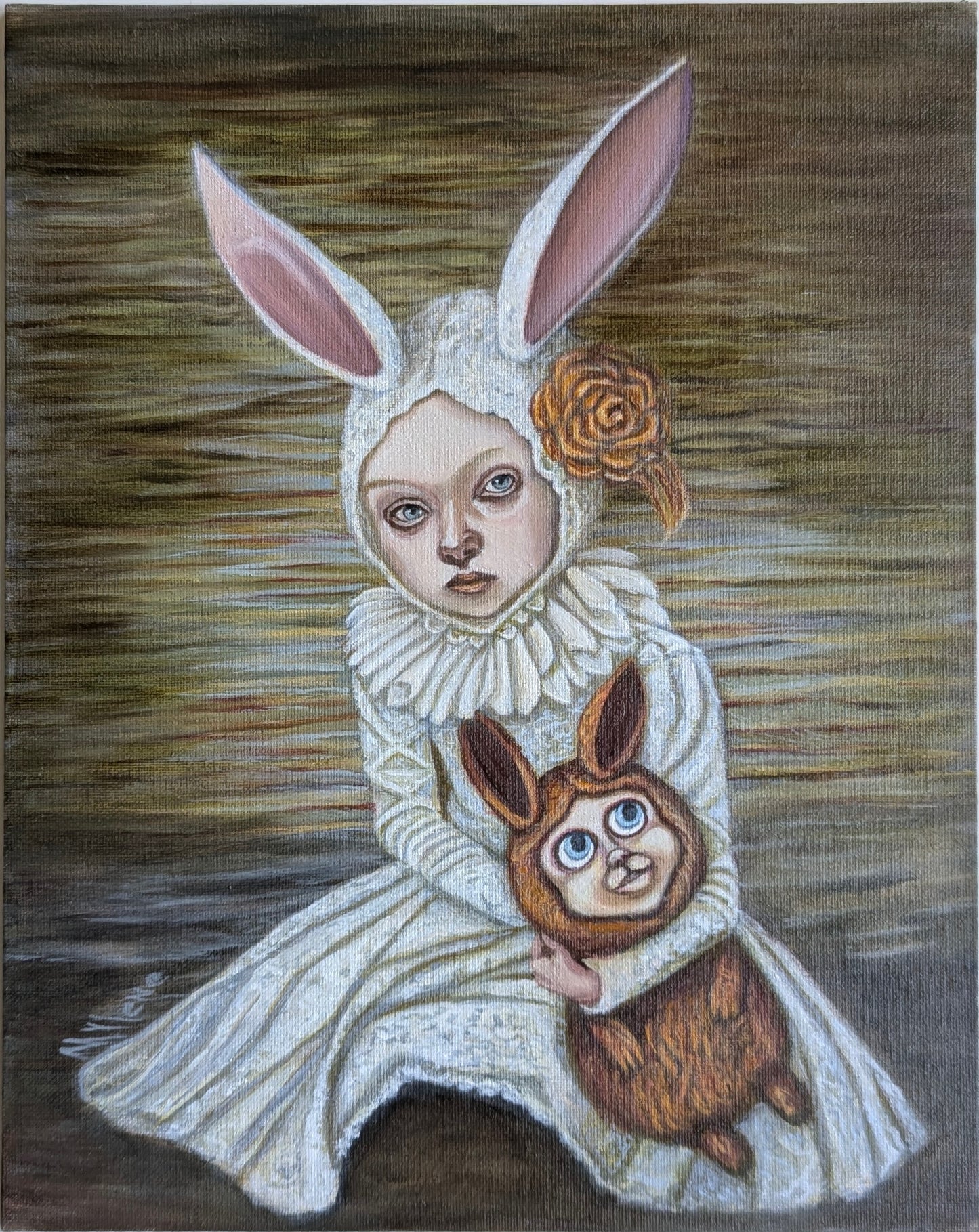 "Dialogue" original oil painting