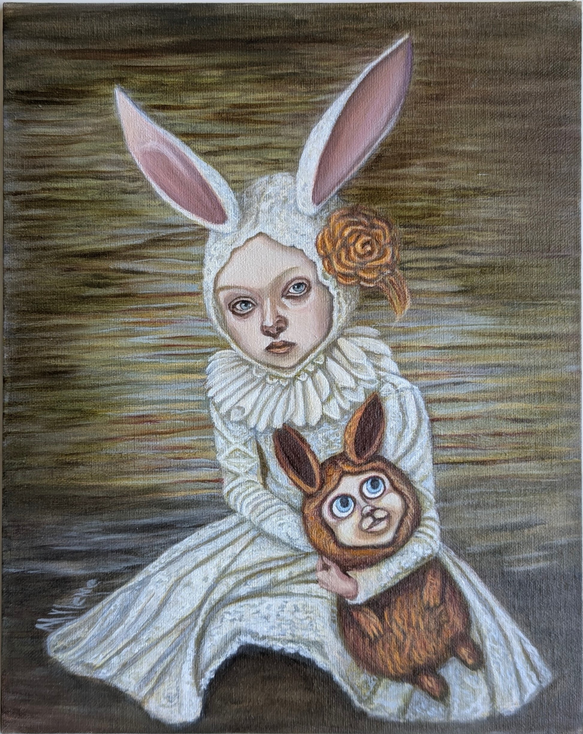 "Dialogue" original oil painting