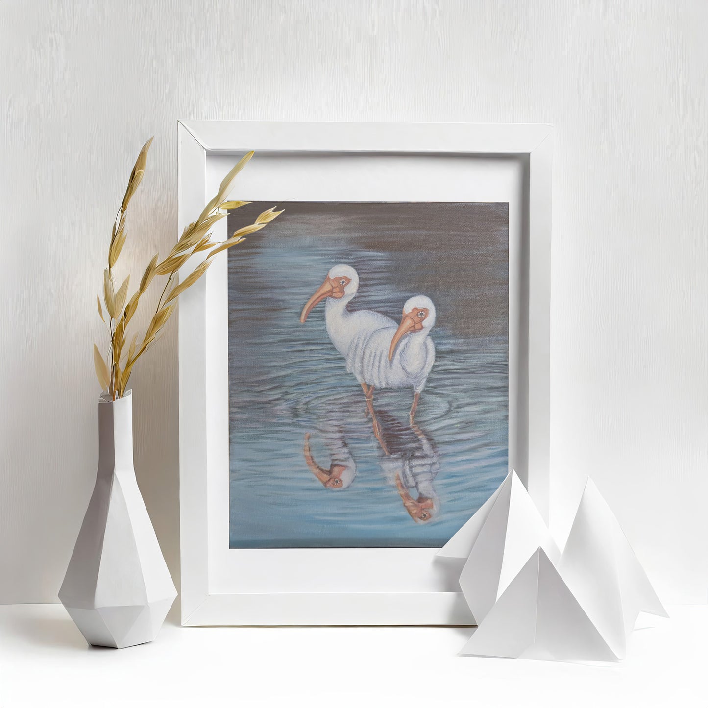  The frame shown is not included with the work 