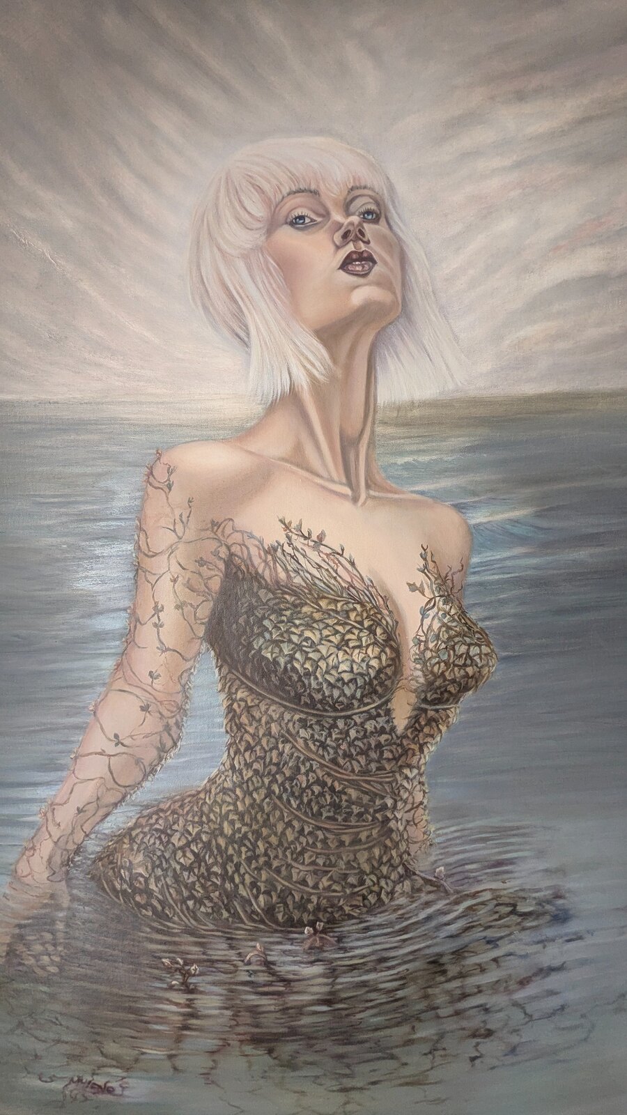Transmutation, finished original oil painting